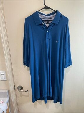 Tommy Hilfiger Teal-Blue Polo Shirt